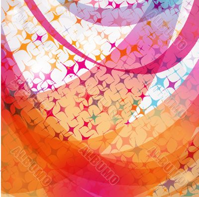 Neon lights  graphic design abstract background.