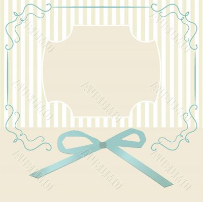 Vintage vector frame on  beautiful background