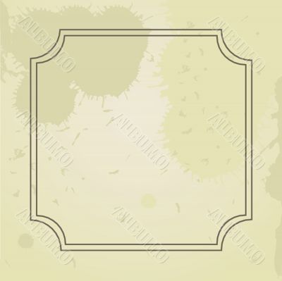 Vintage vector frame on  beautiful background