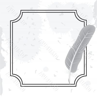 Vintage vector frame on  beautiful background