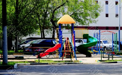 city children's Playground in the Park