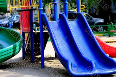 city children's Playground in the Park