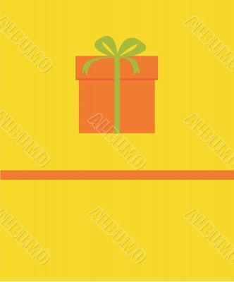 Vector picture of gift