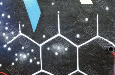 Drawing on a wall
