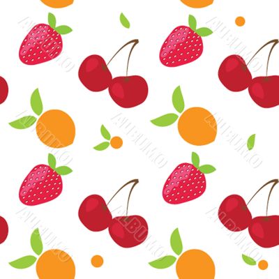 SEAMLLES fruit PATTERN