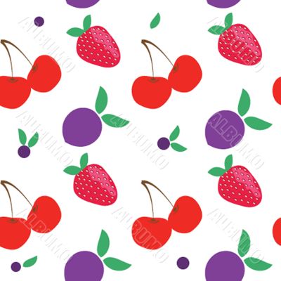 SEAMLLES fruit PATTERN