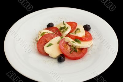 Fresh caprese salad
