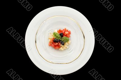 Delicious caprese tartar