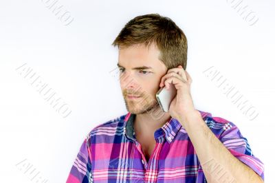 Talking on the phone 