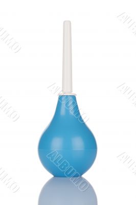 Blue rubber pear
