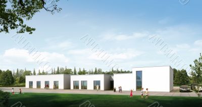 Rendering of office building 6