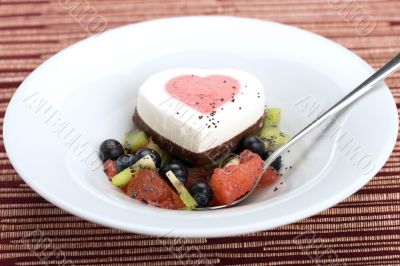 Heart ice cream