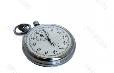 Stopwatch. Presented on a white background.