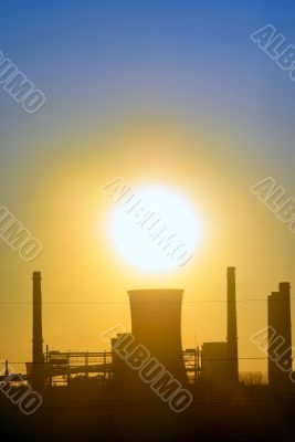 Industrial sunset
