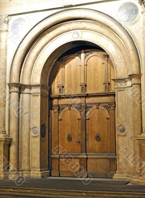 Old elegant door 