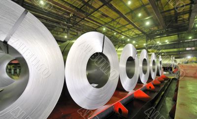 rolls of steel sheet 