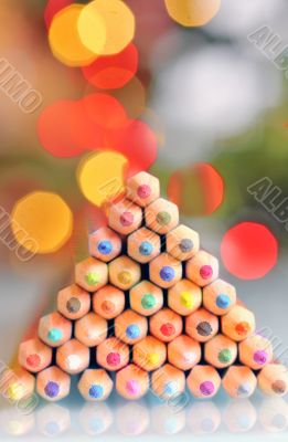 abstract Color pencils