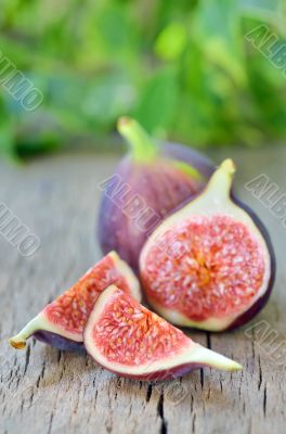 Ripe fresh fig
