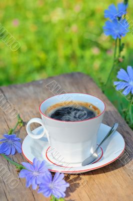 Chicory hot drink