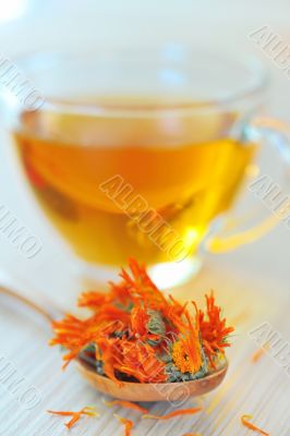 marigold herbal tea