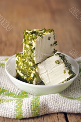 cheese with herbs