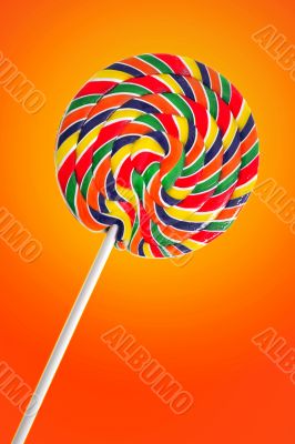 lollipop isolated 