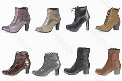 Different types of woman boot