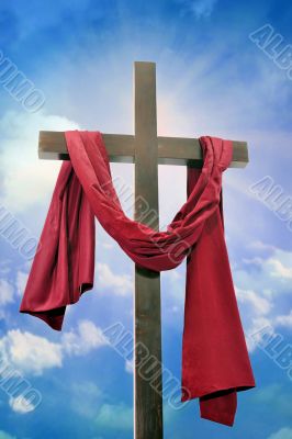 cross against the sky