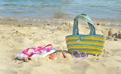 Children`s beach toys
