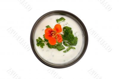 Bowl of sauce