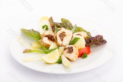 Plate of food