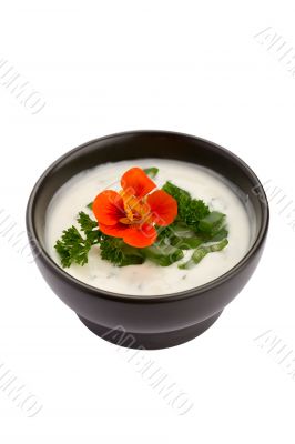 Bowl of sauce