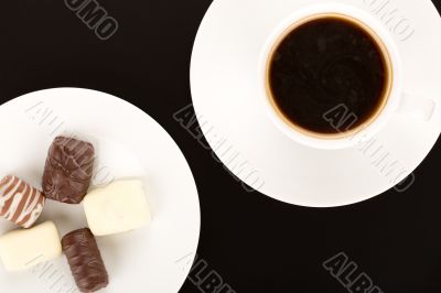 Chocolate and coffee