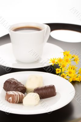 Chocolate and coffee