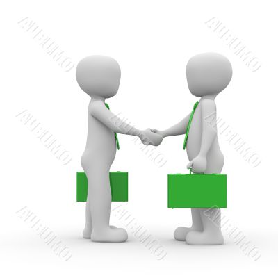 shakehands green 3
