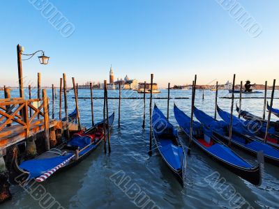 Gondolas in Venice