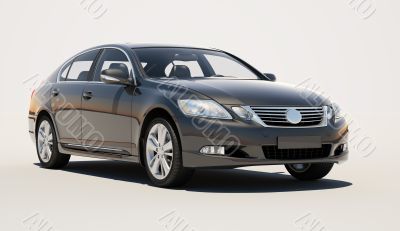 Car on a light background