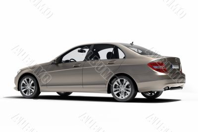 Luxury car in the studio