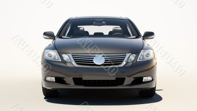 Car on a light background