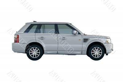 Luxury car in the studio