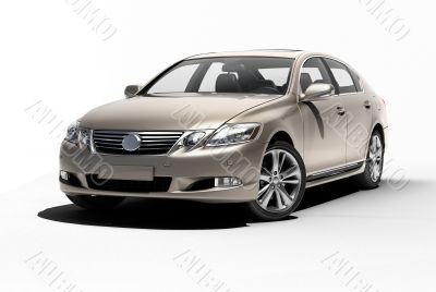 Luxury car in the studio