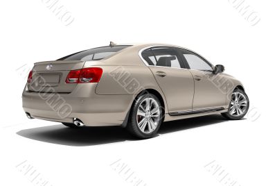 Car on a light background