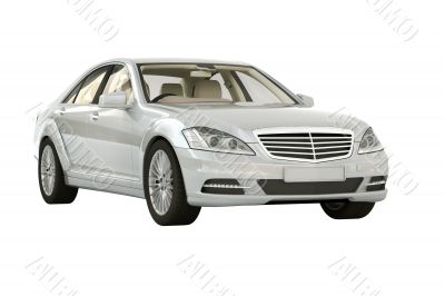 Luxury car in the studio