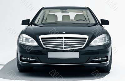 Car on a light background