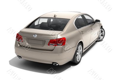 Car on a light background