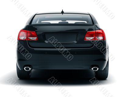 Luxury car in the studio