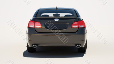 Car on a light background