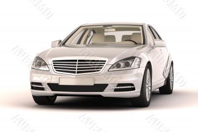 Luxury car in the studio