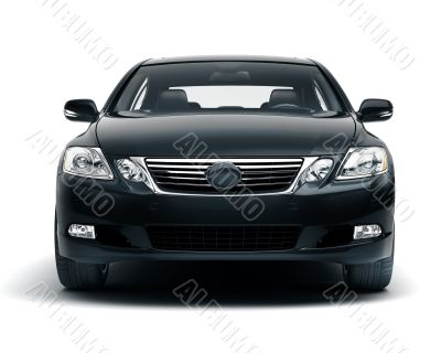 Luxury car in the studio