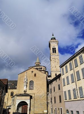 Cathedral in Bergamo, Lombardy, Italy